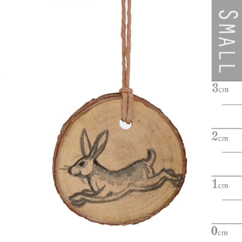 Round woodland tag - Hare