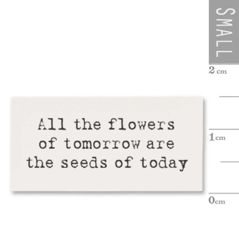 Pack of 10 wood sign-All the flowers