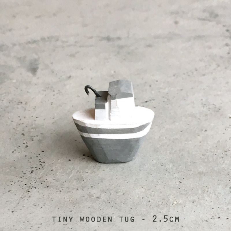 Tiny wooden Tug