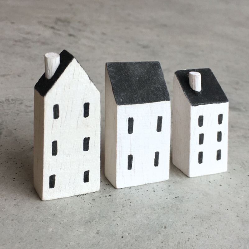 Tiny house-White 3 storey