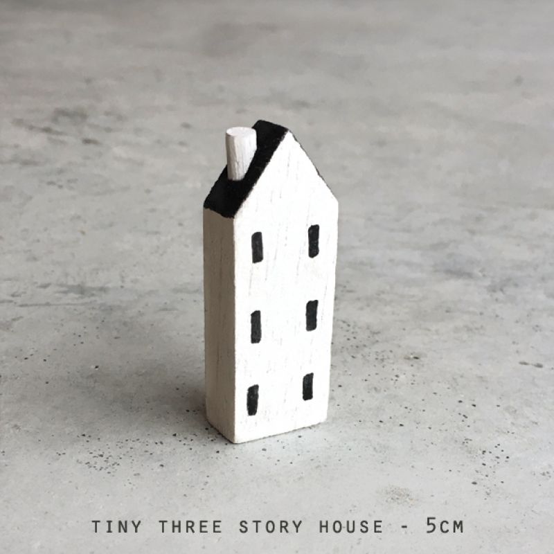 Tiny house-White 3 storey