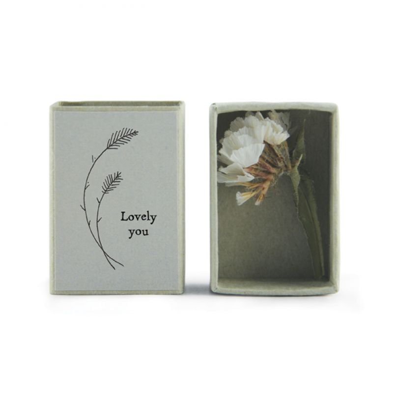 Σπιρτόκουτο αποξ. λουλούδια 4,5εκ. - Lovely you