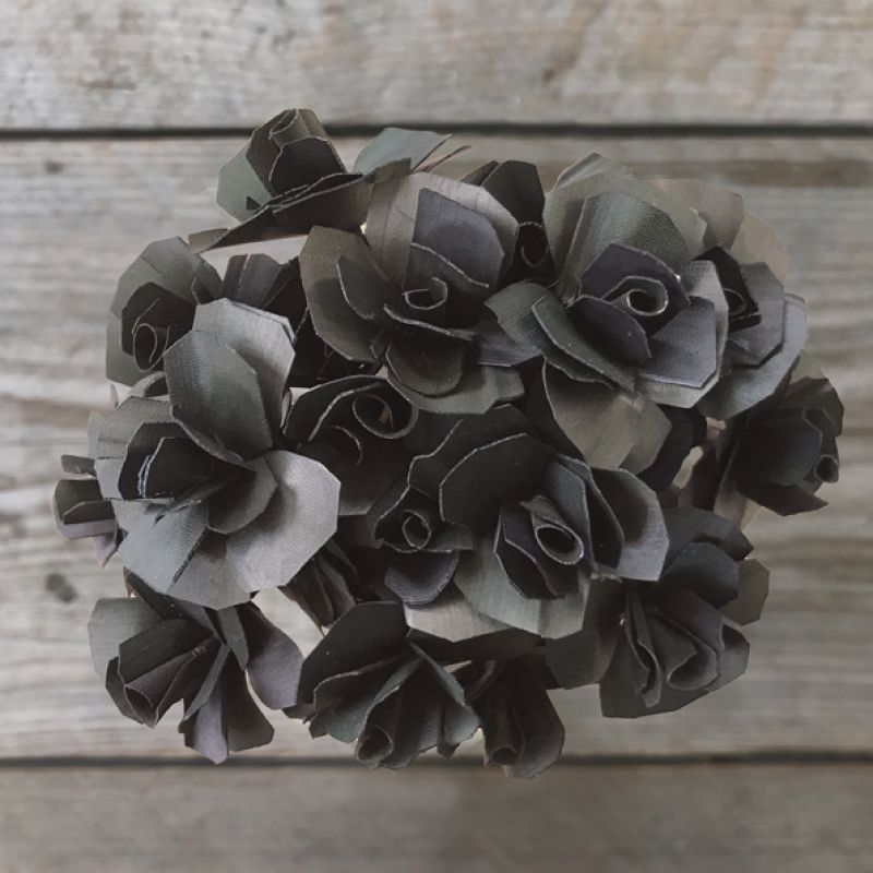 Μπουκέτο λουλούδια (20) - Μαύρο