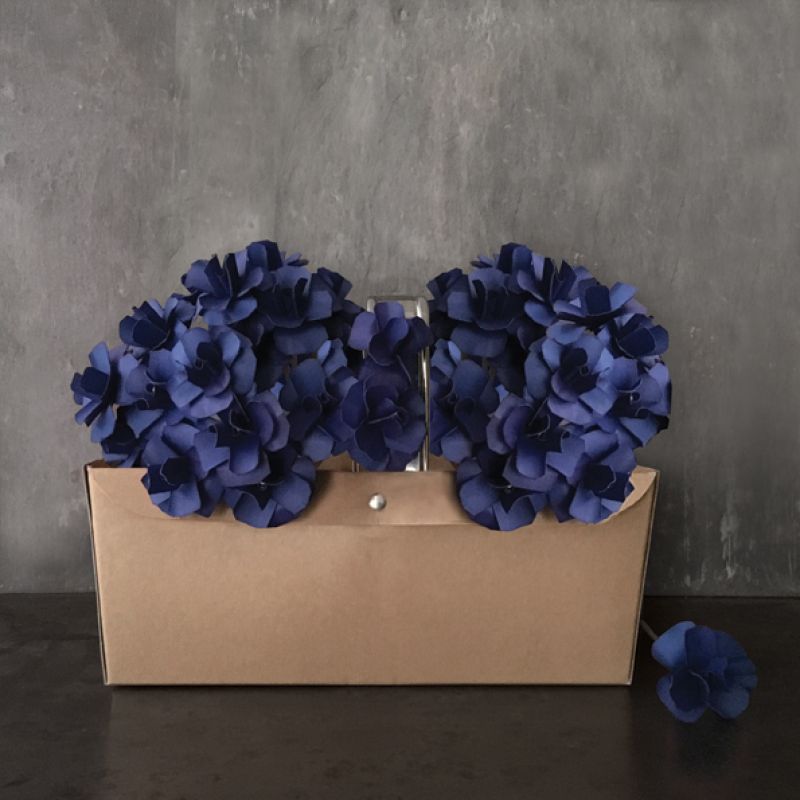 Μπουκέτο λουλούδια (20) - Μπλε