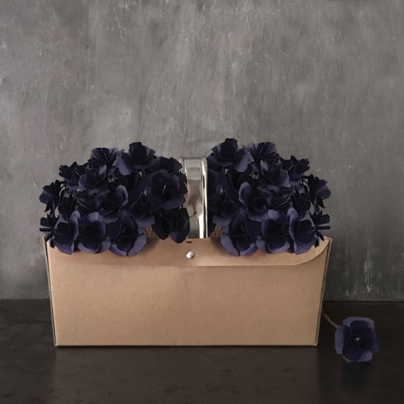Μπουκέτο λουλούδια (20) - Μωβ σκούρο
