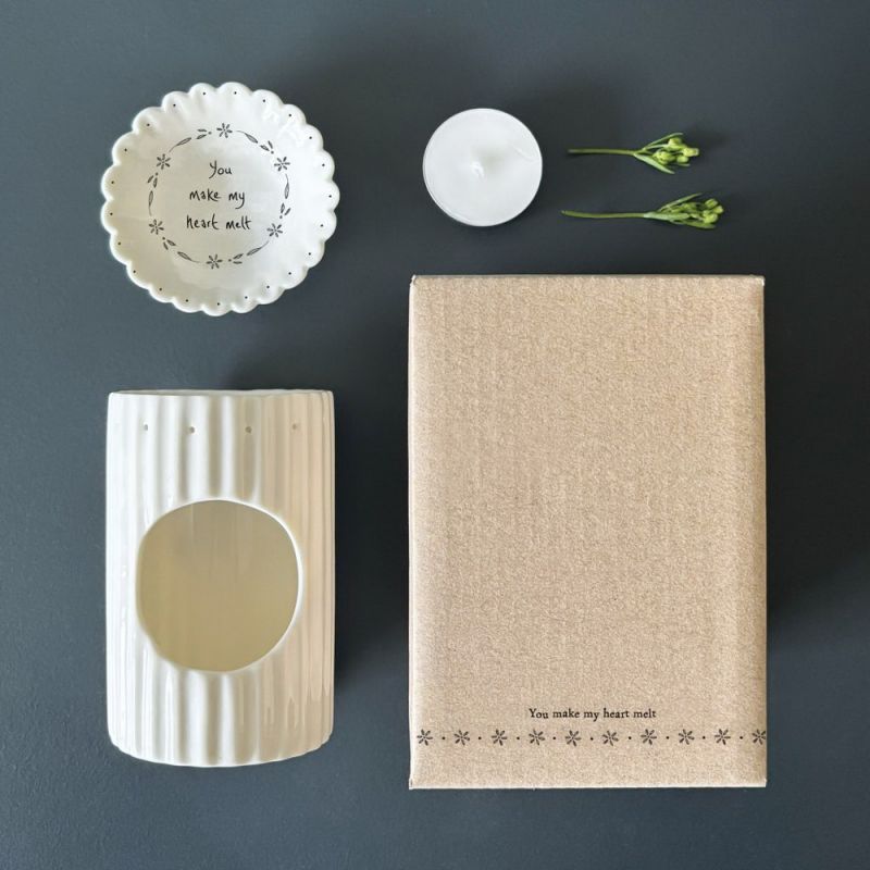 Wax melt burner-You make my heart melt 13,5x9,5 εκ.