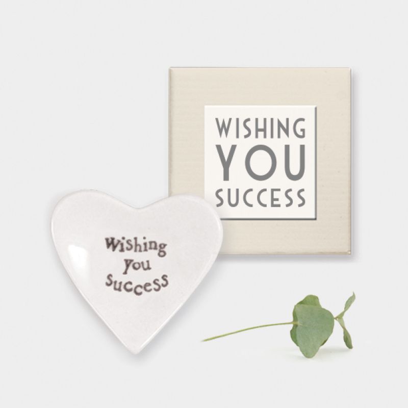 Καρδιά πορσελάνη σε κουτί - Wishing you success