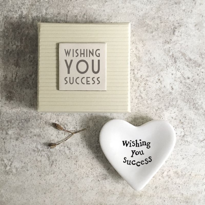 Καρδιά πορσελάνη σε κουτί - Wishing you success