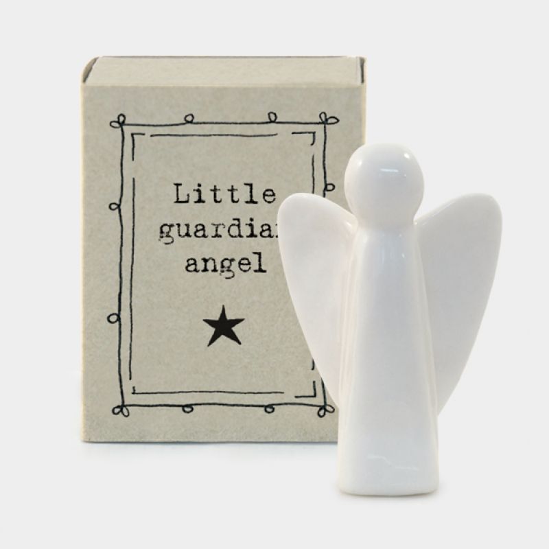 Match box porcelain guardian angel 