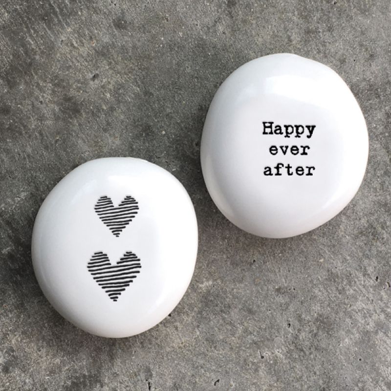 Porcelain pebble - Happily ever after