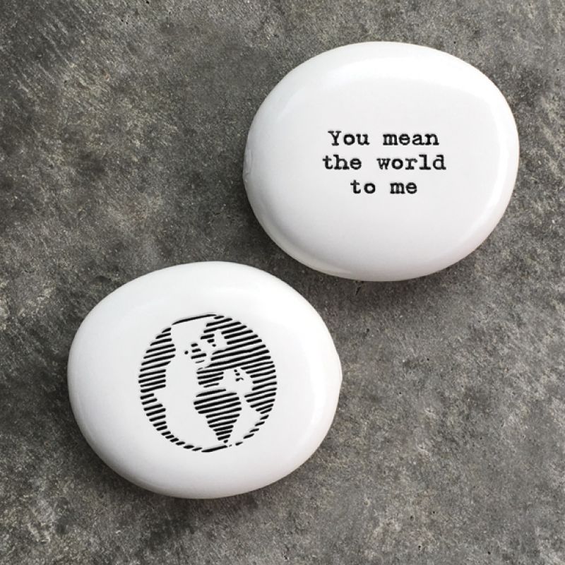 Porcelain pebble-The world