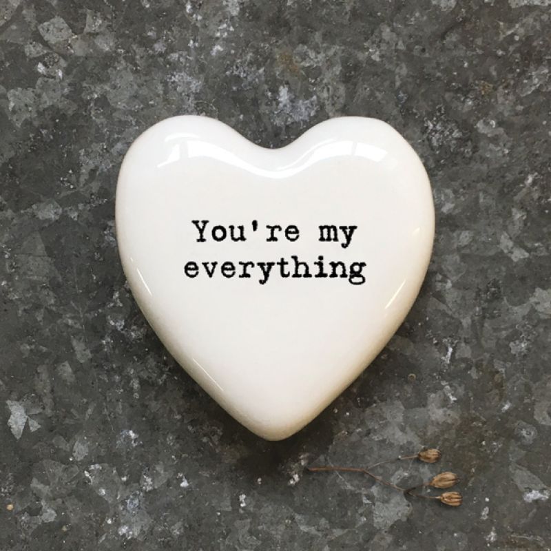 Βότσαλο καρδιά λευκή-You're my everything