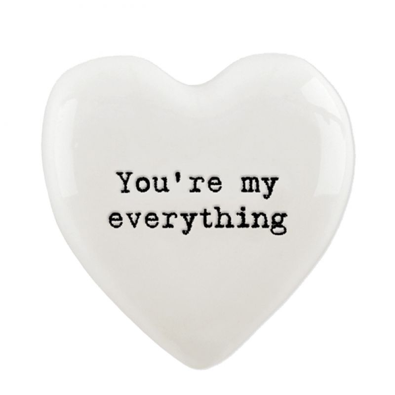 White heart token-You're my everything