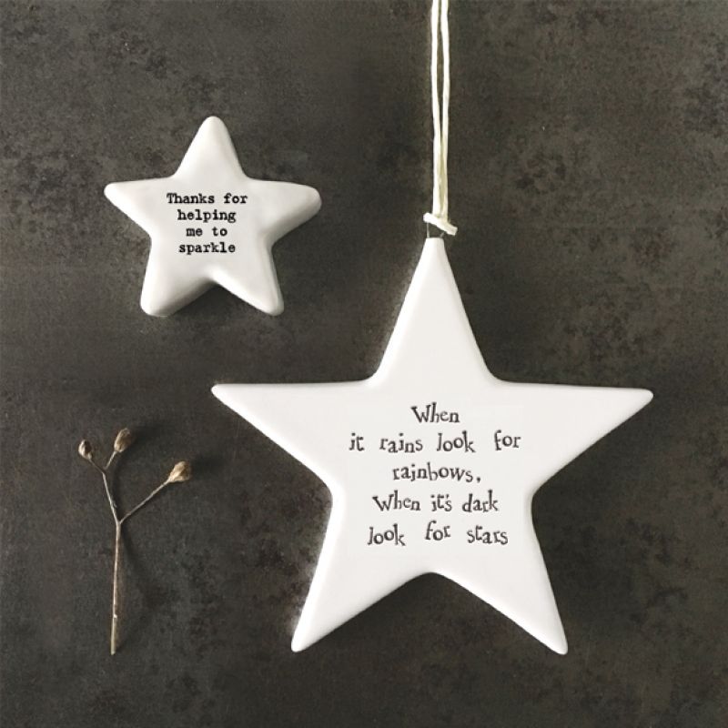 Βότσαλο αστέρι-Thanks for helping me sparkle