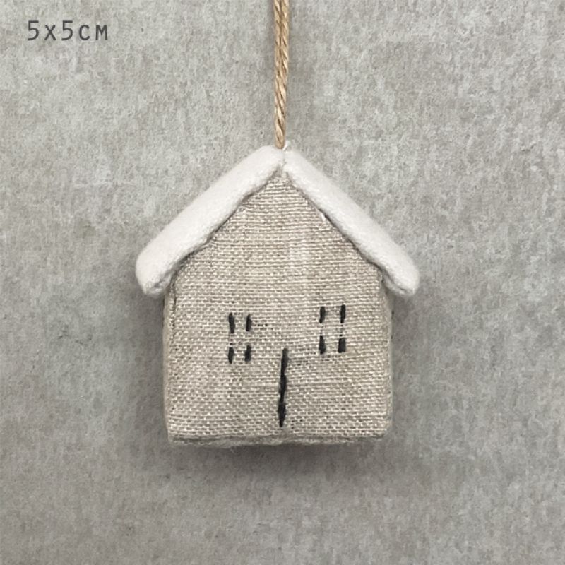 Linen hanging house-Cream roof