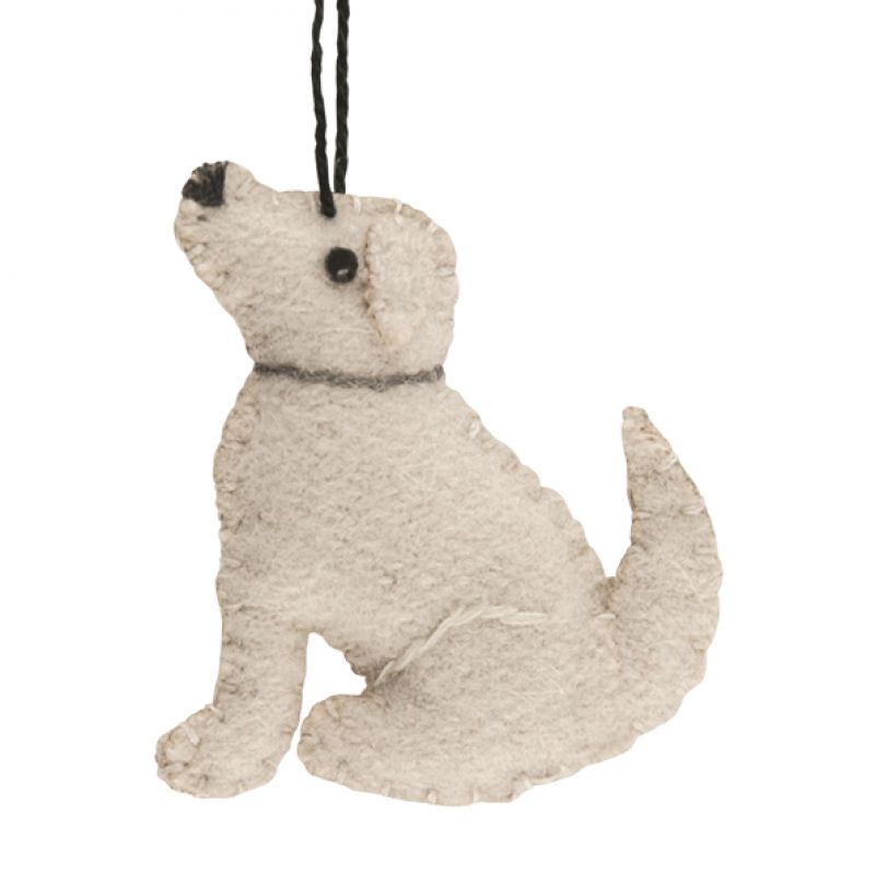 Felt hanging Labrador-Beige