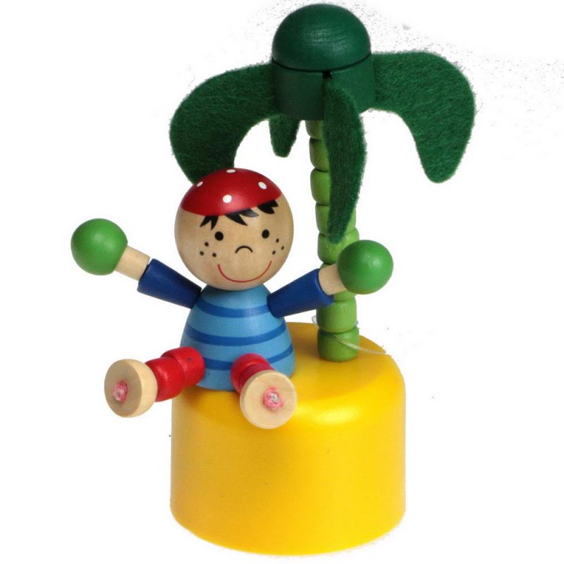 Pushup wooden pirate