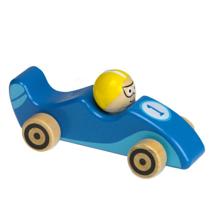 Wooden race car 12cm