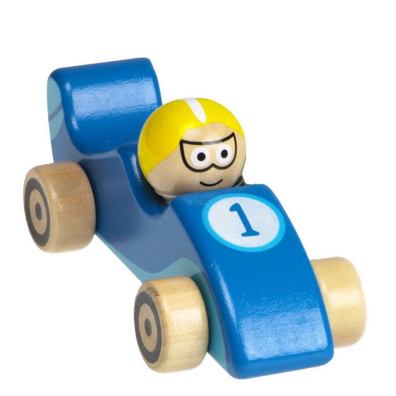 Wooden race car 12cm