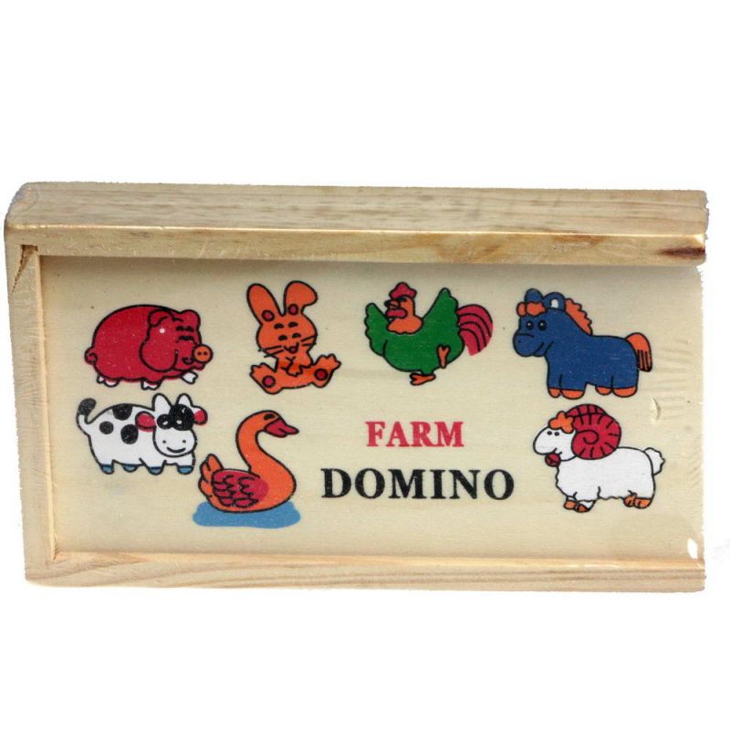 Wooden domino 16,5cm