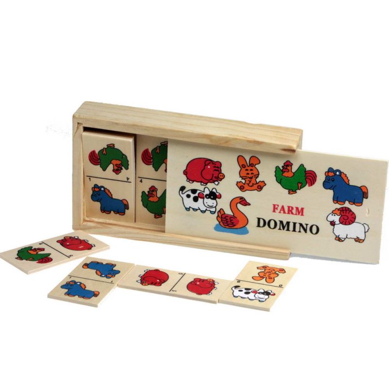 Wooden domino 16,5cm