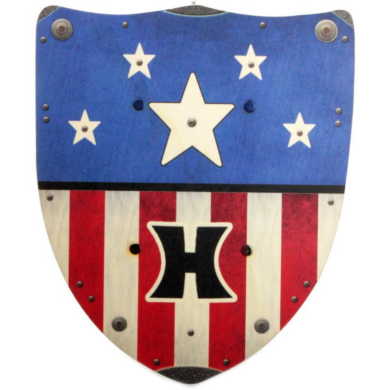 Super hero wooden shield 34cm