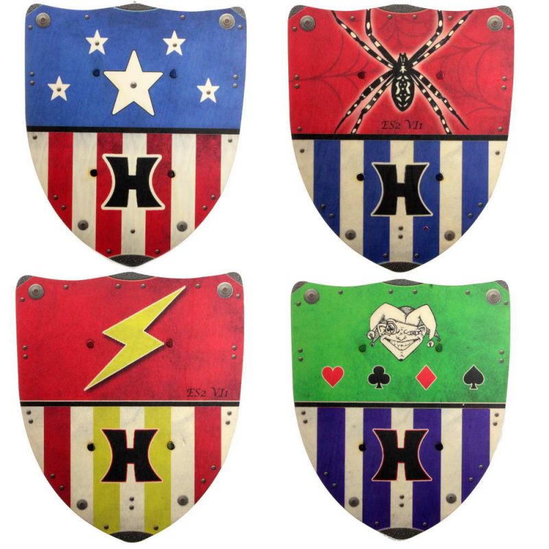 Super hero wooden shield 34cm