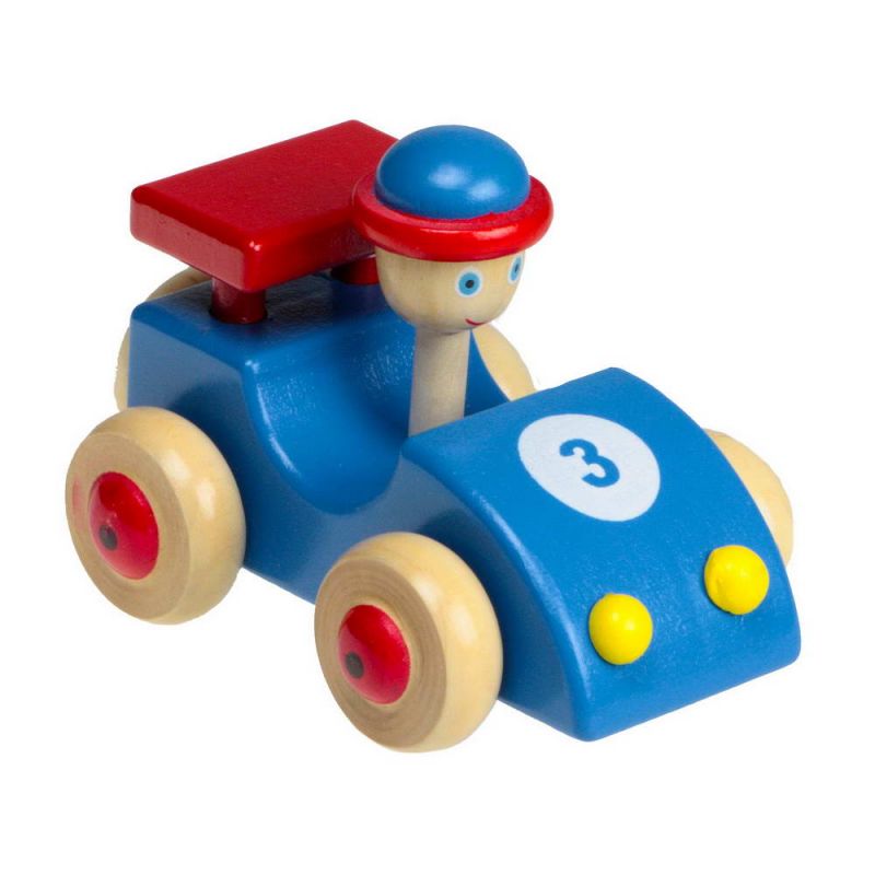 Wooden race car 12cm