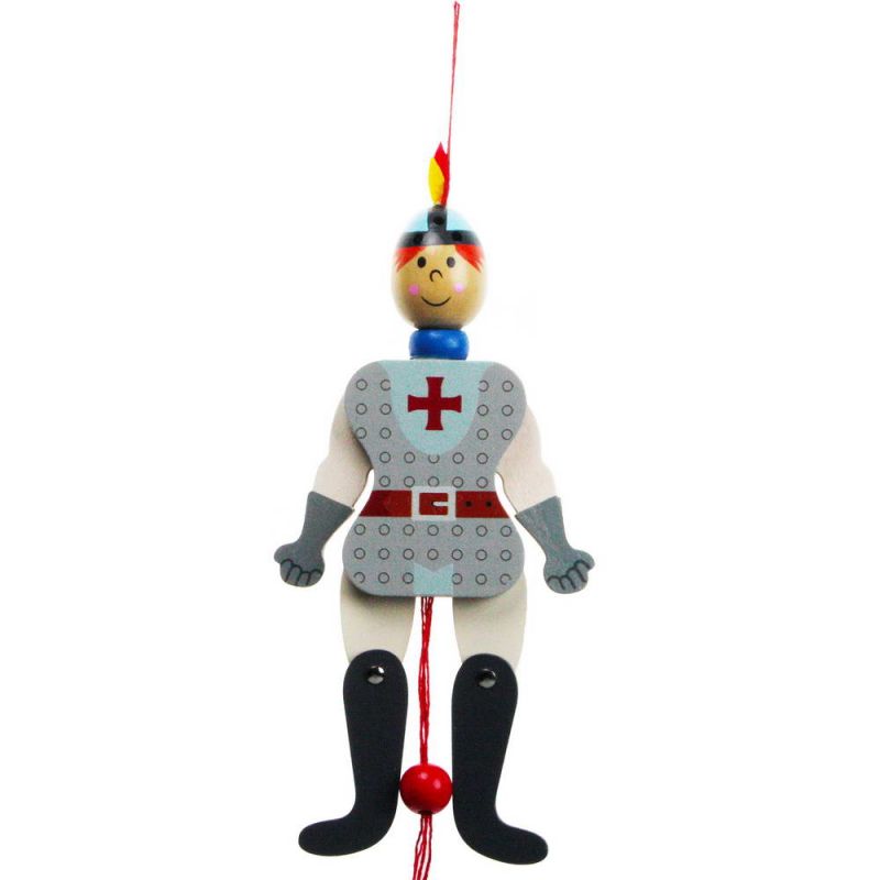 Jumping Jack Medieval soldier 18cm