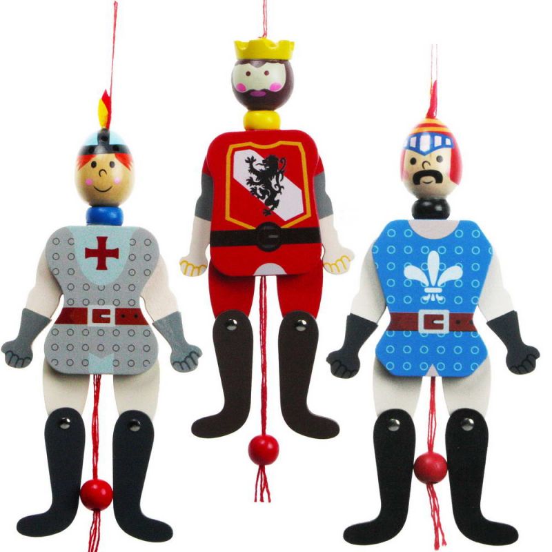 Jumping Jack Medieval soldier 18cm