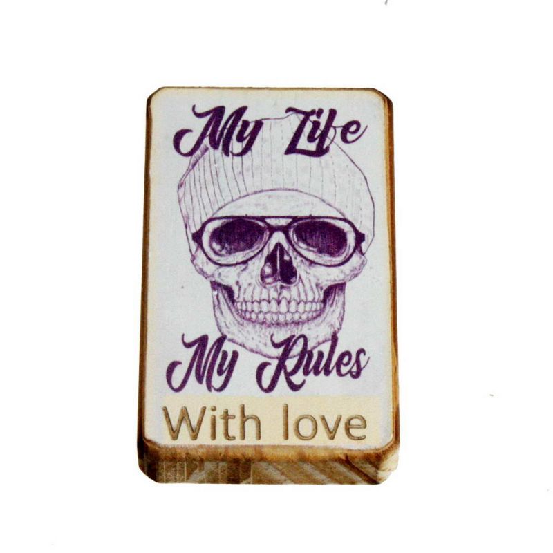 Μαγνητάκι ξύλινο 7,5εκ. 