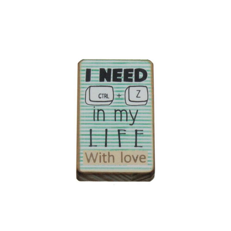 Μαγνητάκι ξύλινο 7,5εκ. 