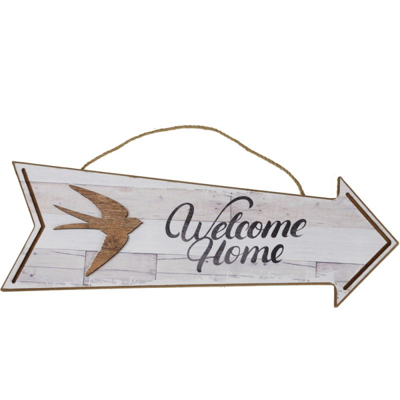 Wooden frame arrow 41cm