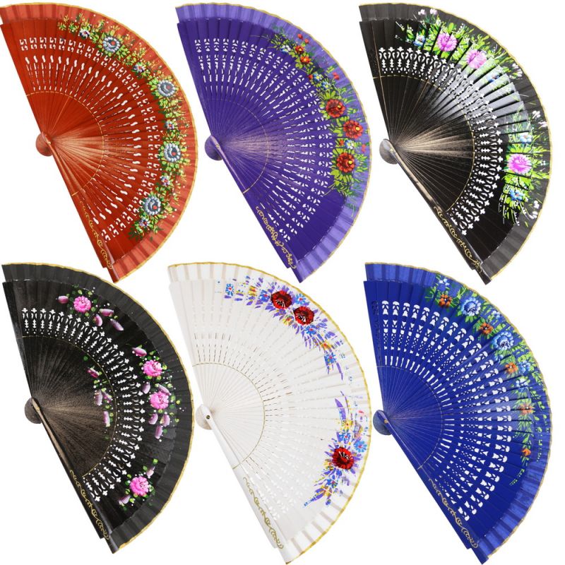 Handpainted Spanish fan