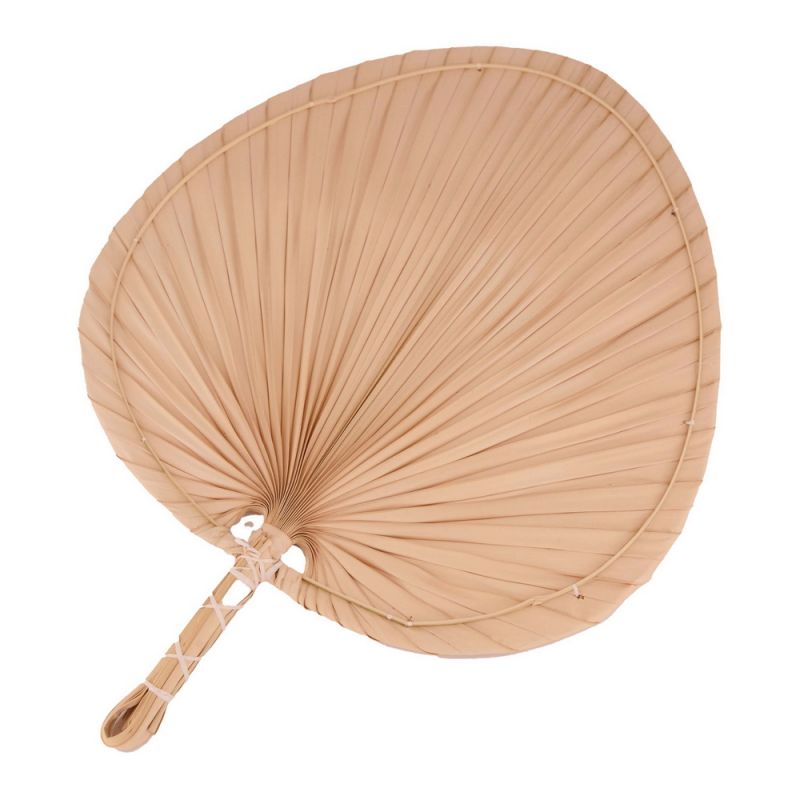 Fan palm leaf M 36x2x48cm-Natural-Natural