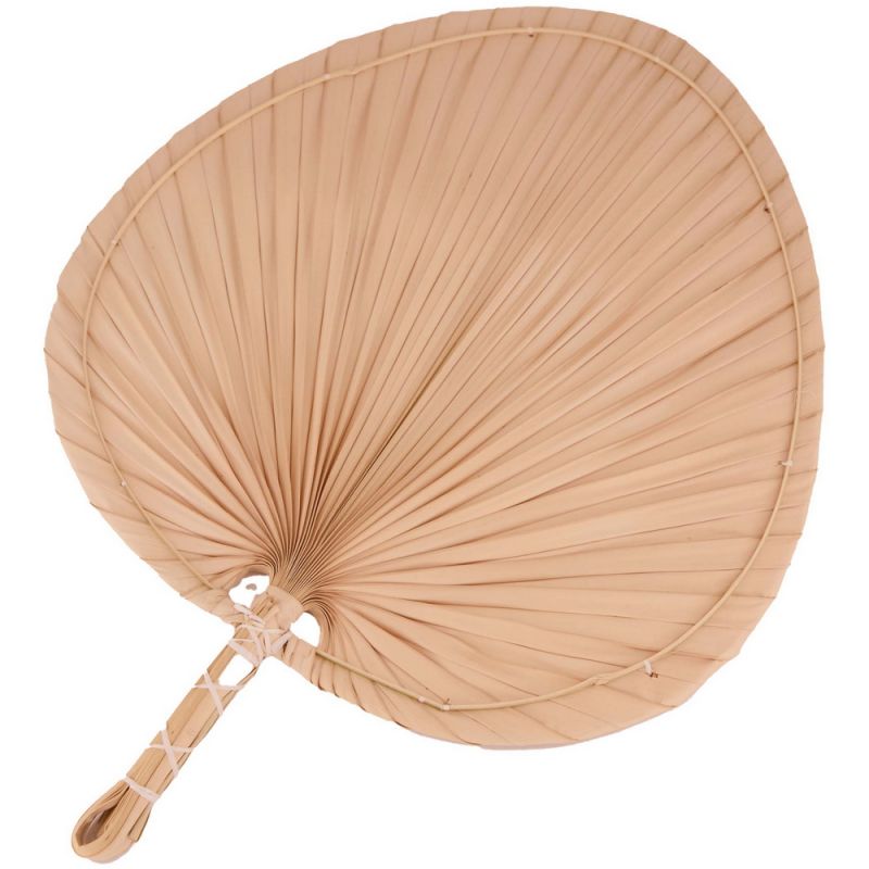 Fan palm leaf L 56.5x45cm-Natural-Natural