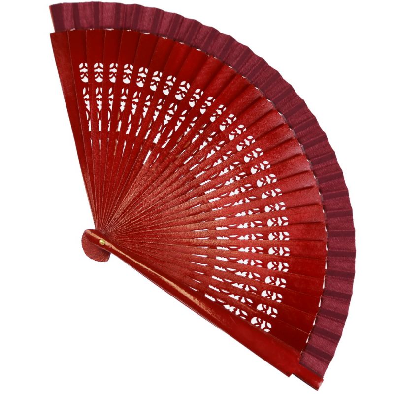 Spanish fan Natural wood