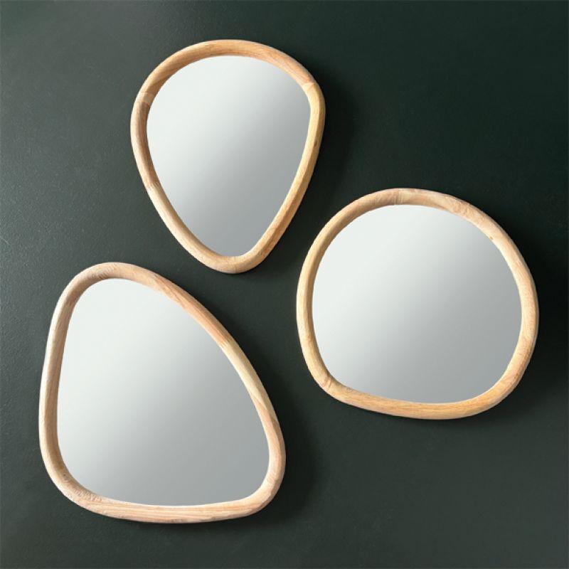 Καθρέπτης Pebble - Στρογγυλός 26,5x28εκ.