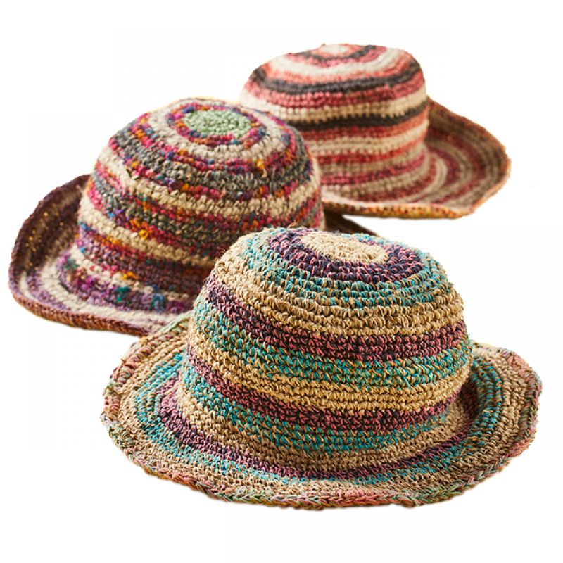 Stripe Hemp Hat