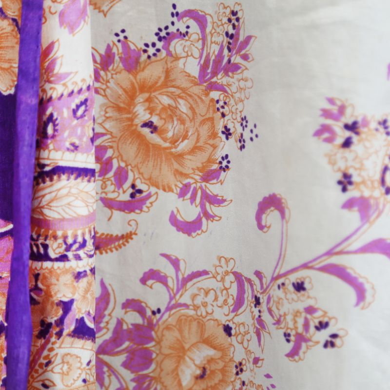 Ύφασμα vintage από σάρι (#1) 5x1μ. - ρεγιόν