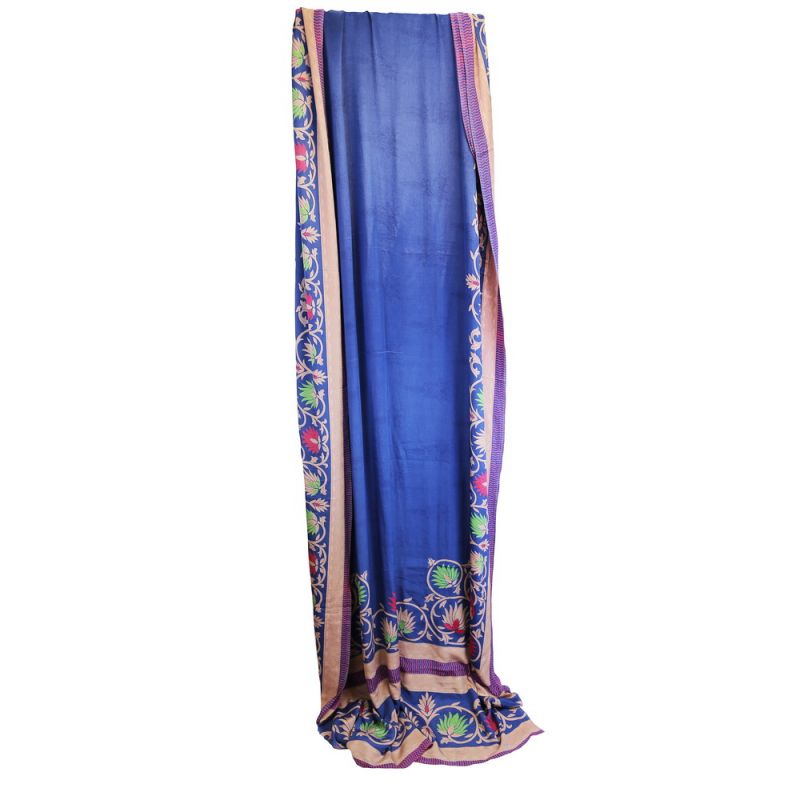 Old rayon sari approx 5m asst'd