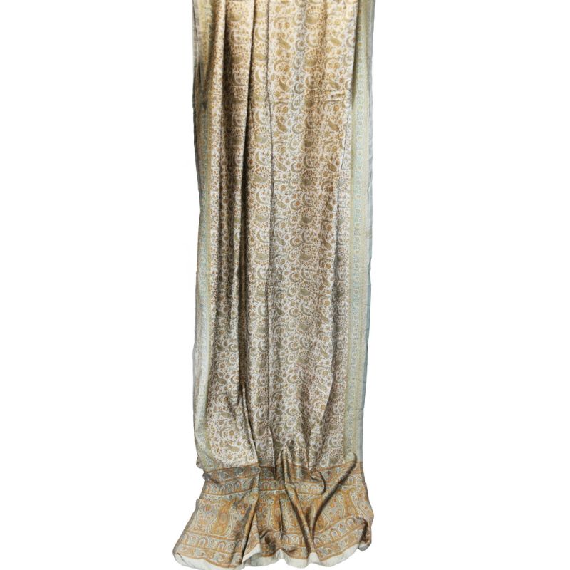Old rayon sari approx 5m asst'd