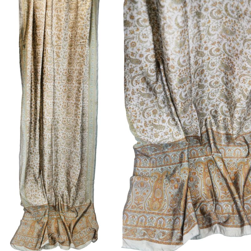 Old rayon sari approx 5m asst'd