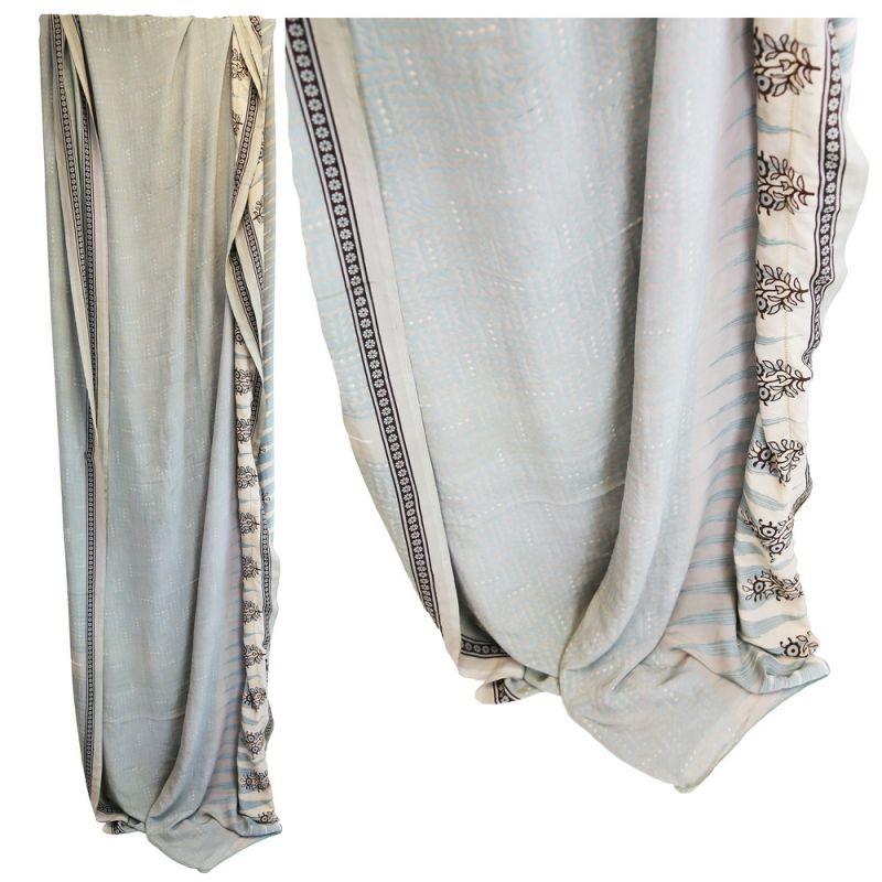 Old rayon sari approx 5m asst'd