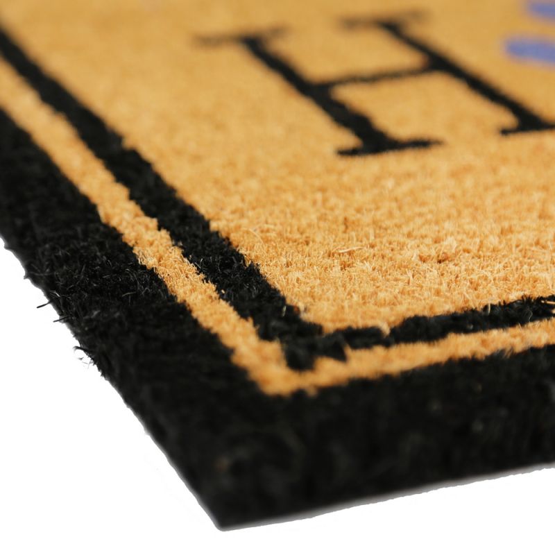 Mat Home coco 38x58x1.5cm-Natural/Black