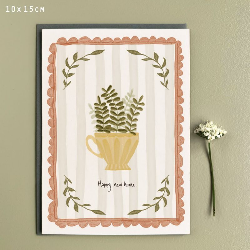 Country living card-Happy new home