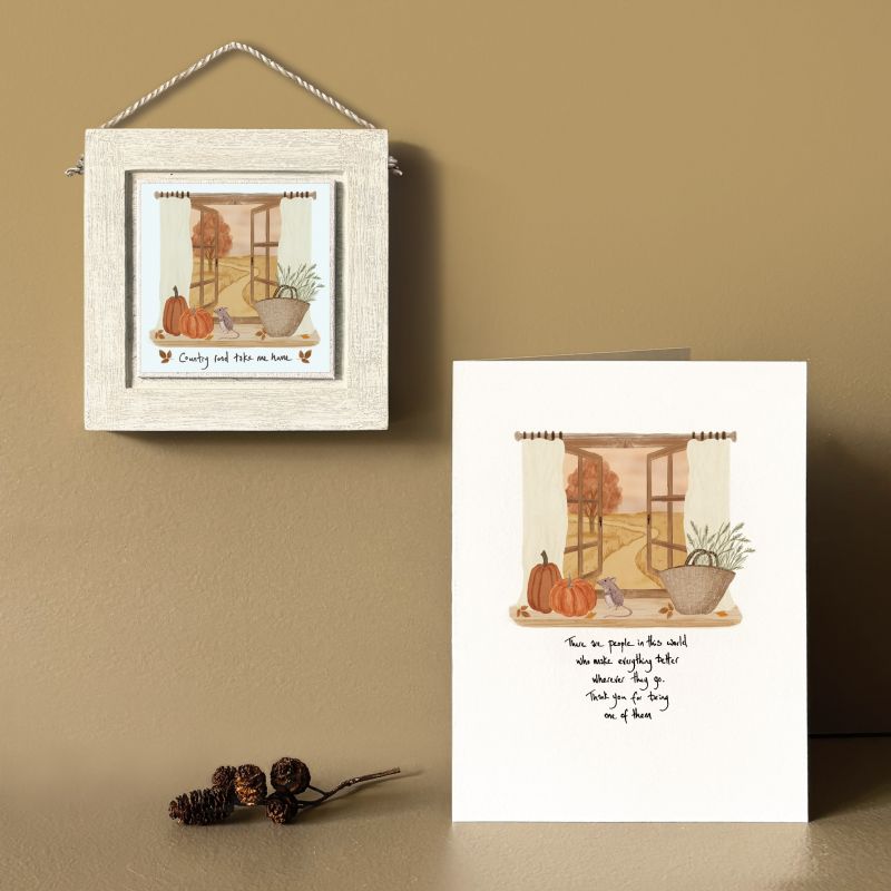 Country window card-There are people in this world