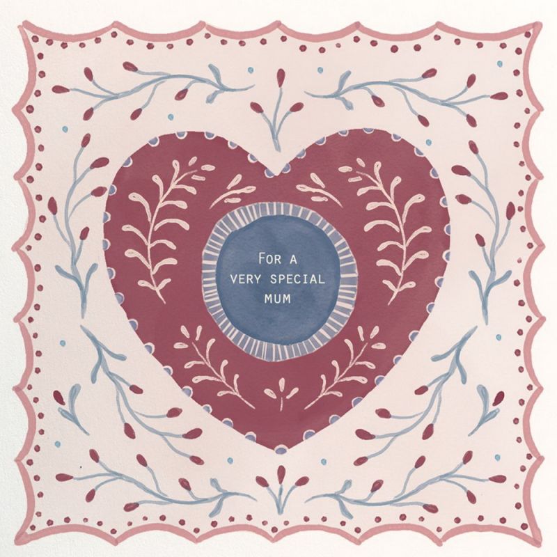 Κάρτα Folk art-For a very special mum