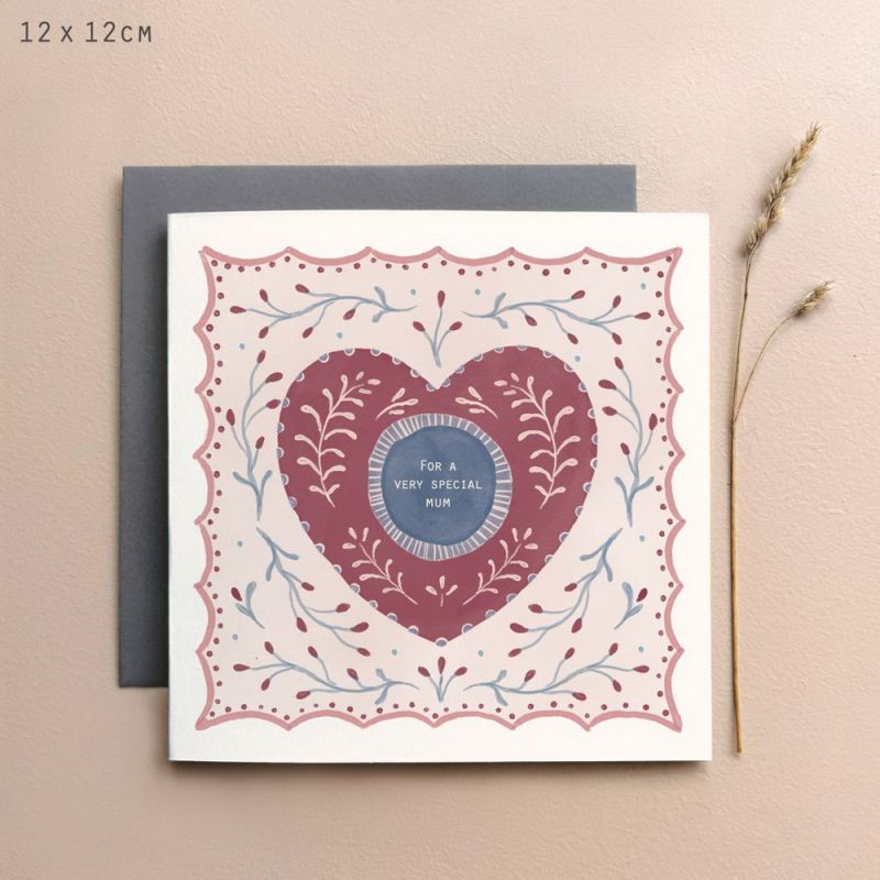 Κάρτα Folk art-For a very special mum
