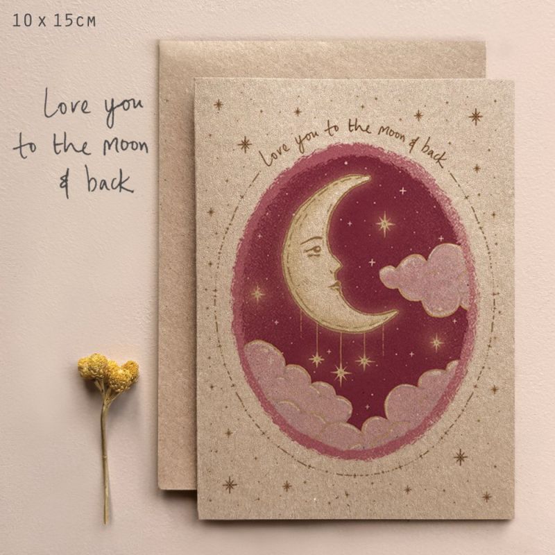 Κάρτα Πλανήτες-Love you to the moon & back